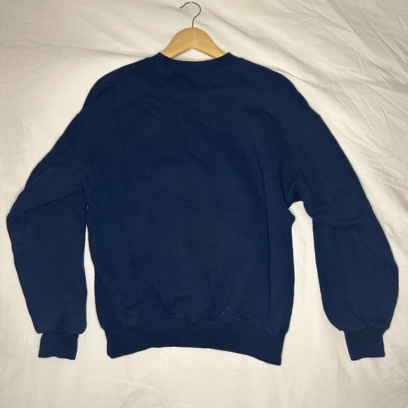 Navy Blue Crewneck Sweater - Picture 2 of 3